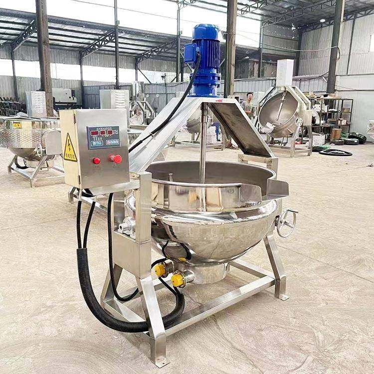 电磁加热搅拌夹层锅 定时开关机 PLC控制系统 升降温快 省时省力,清洗/食品/商业设备,煮面机/煮面炉,淘宝优惠券,粉丝福利购,淘宝优惠卷