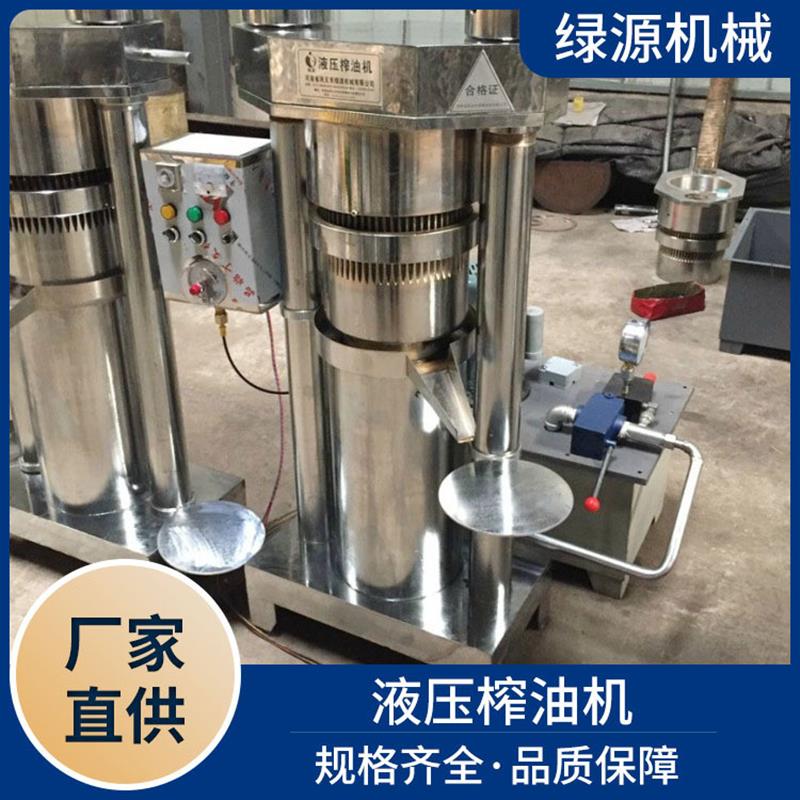 厂家食用油加工设备 小型立式液压榨油机 芝麻核桃多功能榨油机