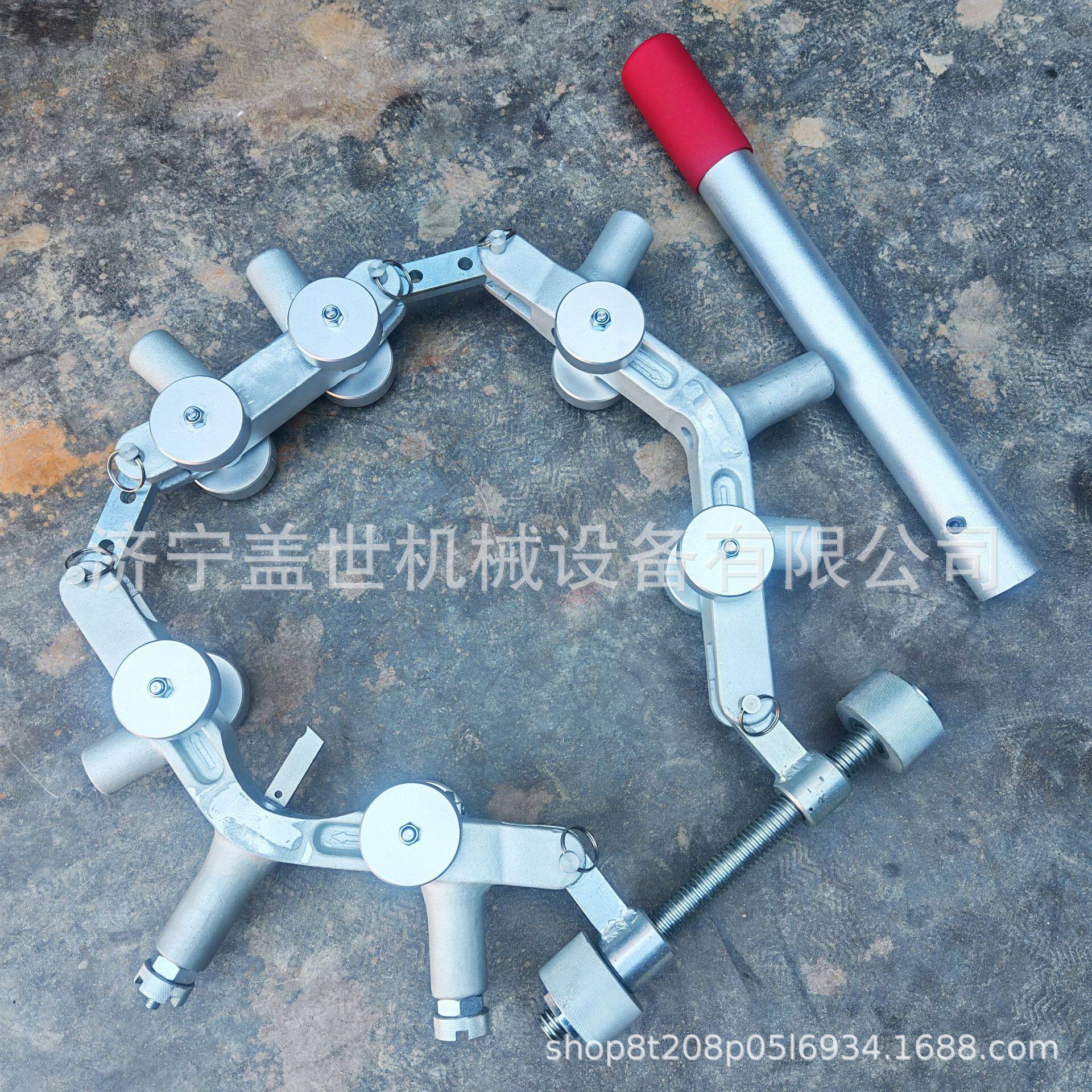 大型燃气管道剪切工具旋转式PVC管切断器设备割刀手动PE管切割机