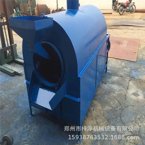 全自动电加热滚筒炒料机 全自动花生瓜子炒货机 多功能燃气炒料机