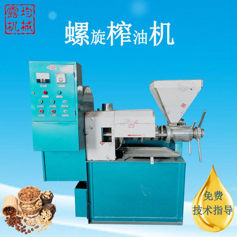 大型菜籽油榨油机 商用中型油坊菜籽榨油机全自动不锈钢炸油设备