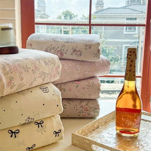 A类母婴级100%纯棉全棉双层纱四件套宿舍三件套 软 裸睡天花板