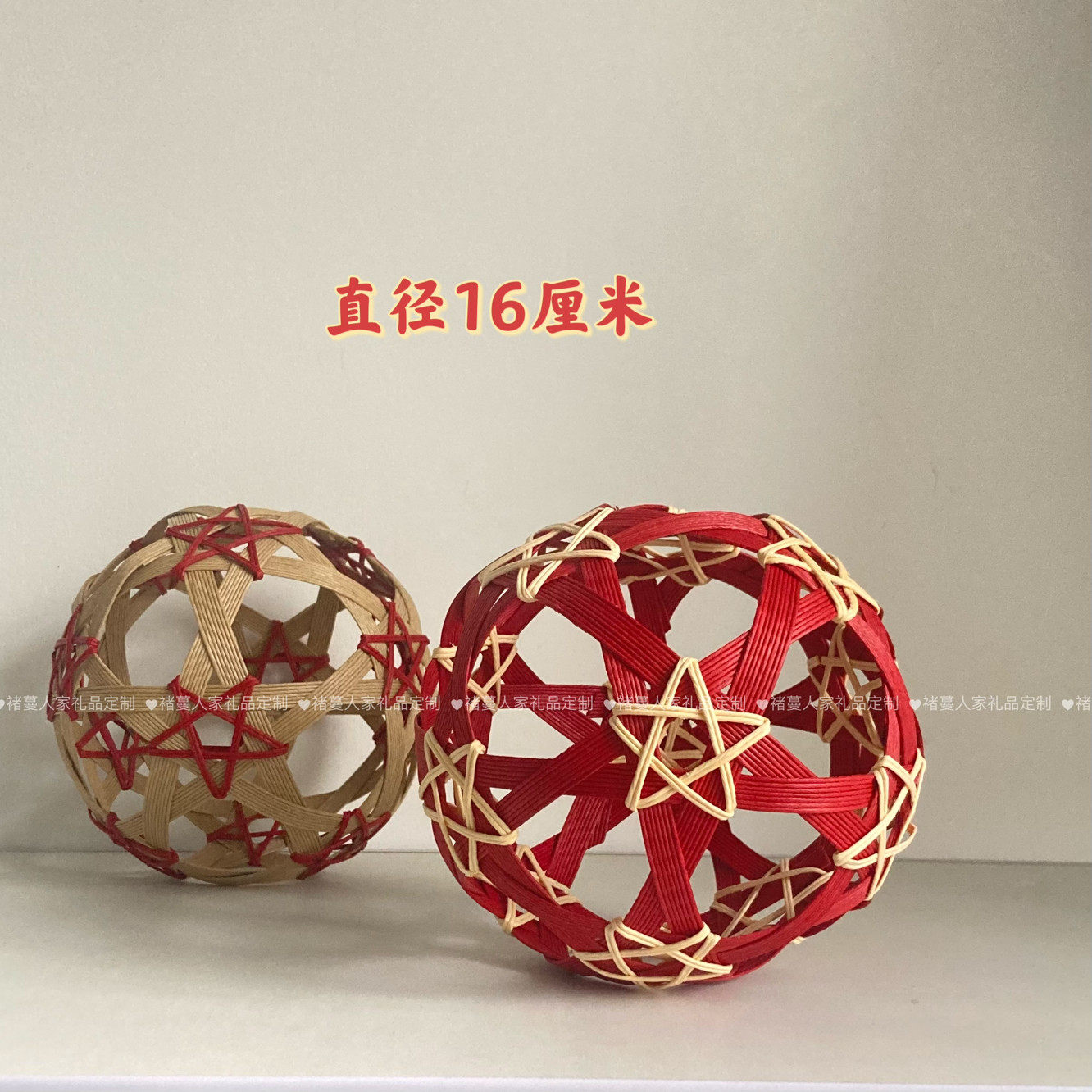 纯手工编织蹴鞠球镂空玲