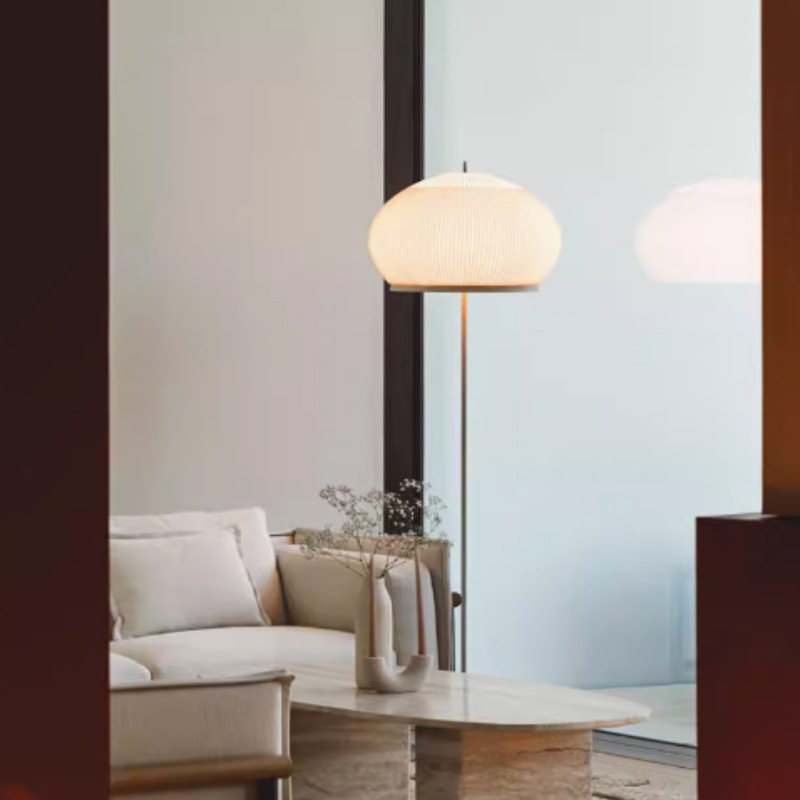 西班牙设计师落地灯客厅中古侘寂风北欧书房灯沙发旁立式灯
