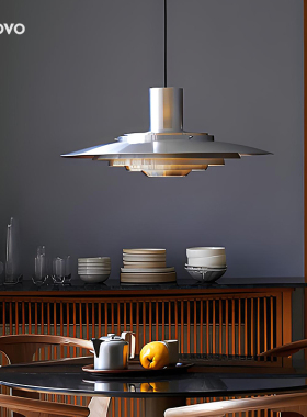 丹麦设计师p376餐厅吊灯飞碟餐桌灯北欧简约现代岛台吧台饭厅吊灯