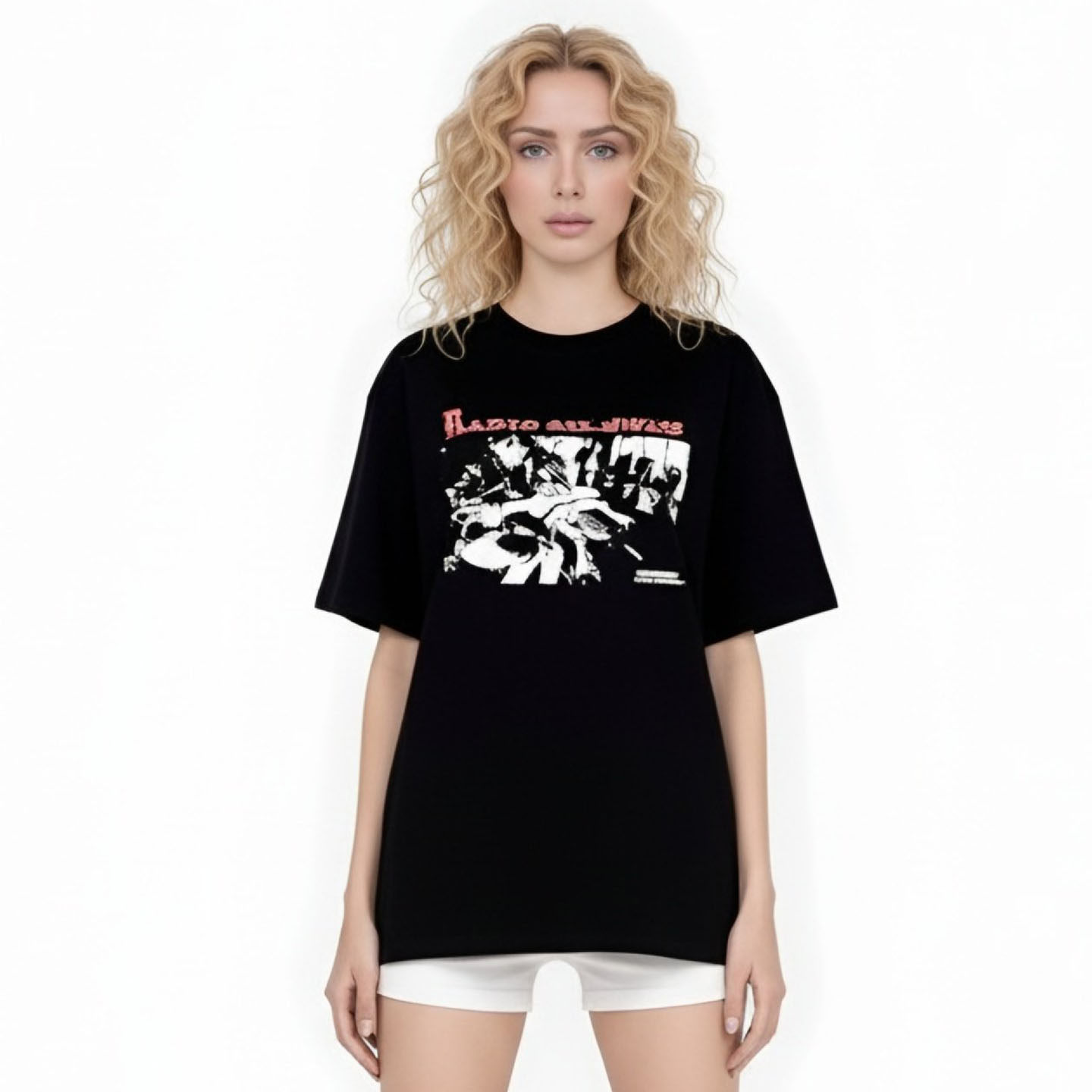 BF短袖女摇滚吉他手T恤2026新款圆领百搭宽松今年流行漂亮上衣夏