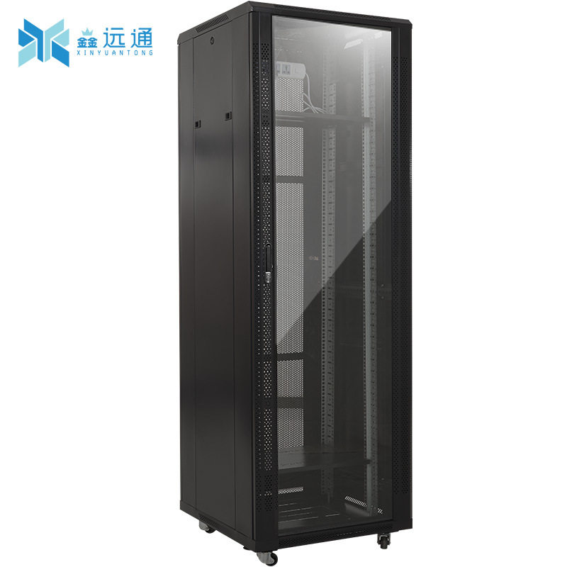1.6米1.4米网络服务器机柜19寸弱电脑设备机房27u32u网门600x600