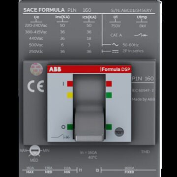 ABB塑壳断路器开关 A3N400 TMF320/3200 FF 3P三相 320A 3P