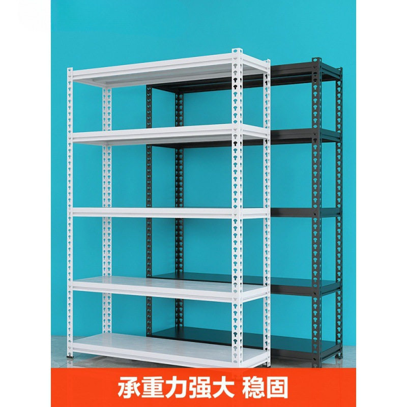 置物架多层角钢货架展示架家用仓储超市储物铁架承重二层货价移动