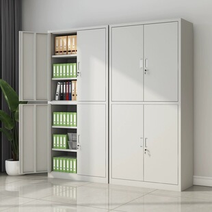 文件柜资料柜办公室铁皮柜带锁钢制储物柜保密柜钢制凭证档案收纳