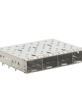 WH81-114-Y0010-1  SFP 28 笼子 1×4 白铜 焊接式 cage