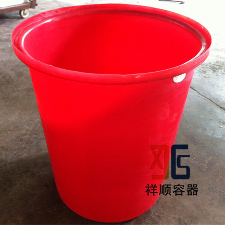 M-120L运输圆桶 120升红色PE胶桶 塑料泡豆桶 塑料缸 全新料胶桶