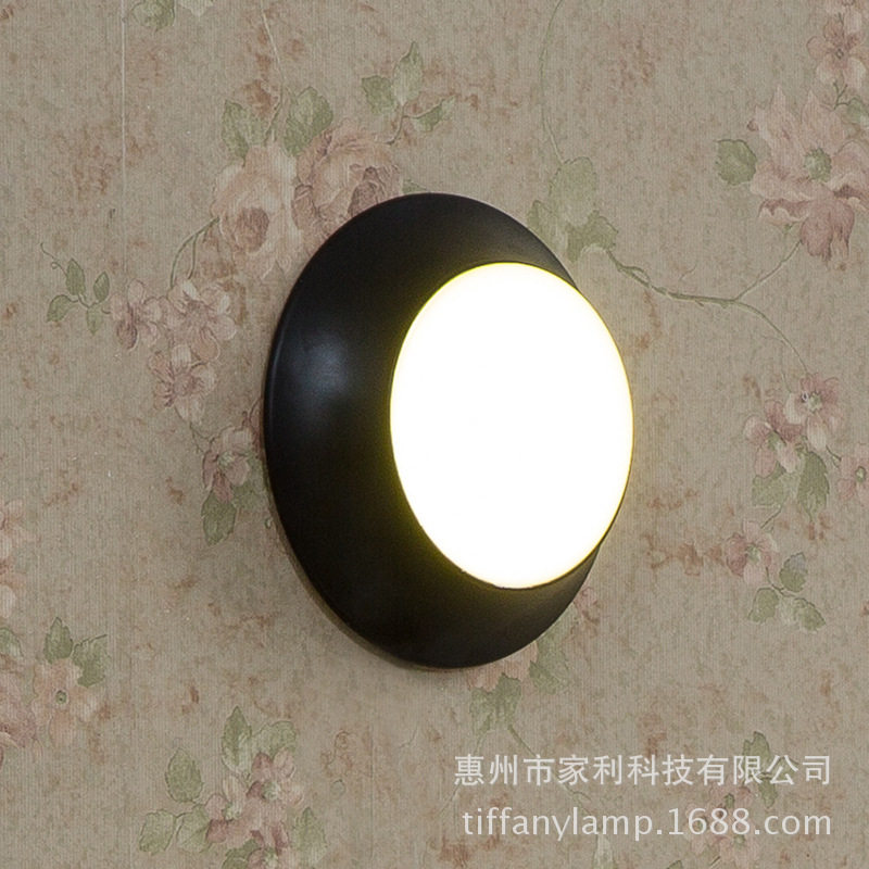 厂家直供现代简约圆形LED吸顶灯外贸出口 厨卫阳台庭院走廊壁灯