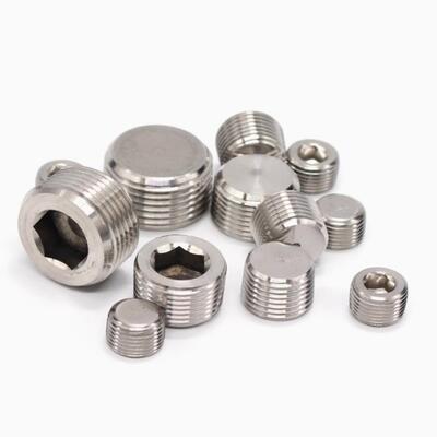 替米思米MSWTS/MSWTSK-J/S/1/2/3/4/6/8不锈钢喉塞 锥型沉头螺塞