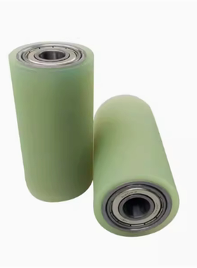 替代怡合达QAC03/04 QAC05/06-D20/25/30/35/40/50压入型包胶滚轮