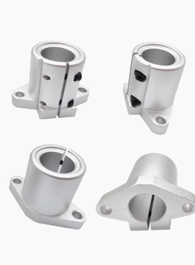 开口法兰型导向轴支座SHFTL8/10/12/16/20/25/30/35/40/50SHFL15