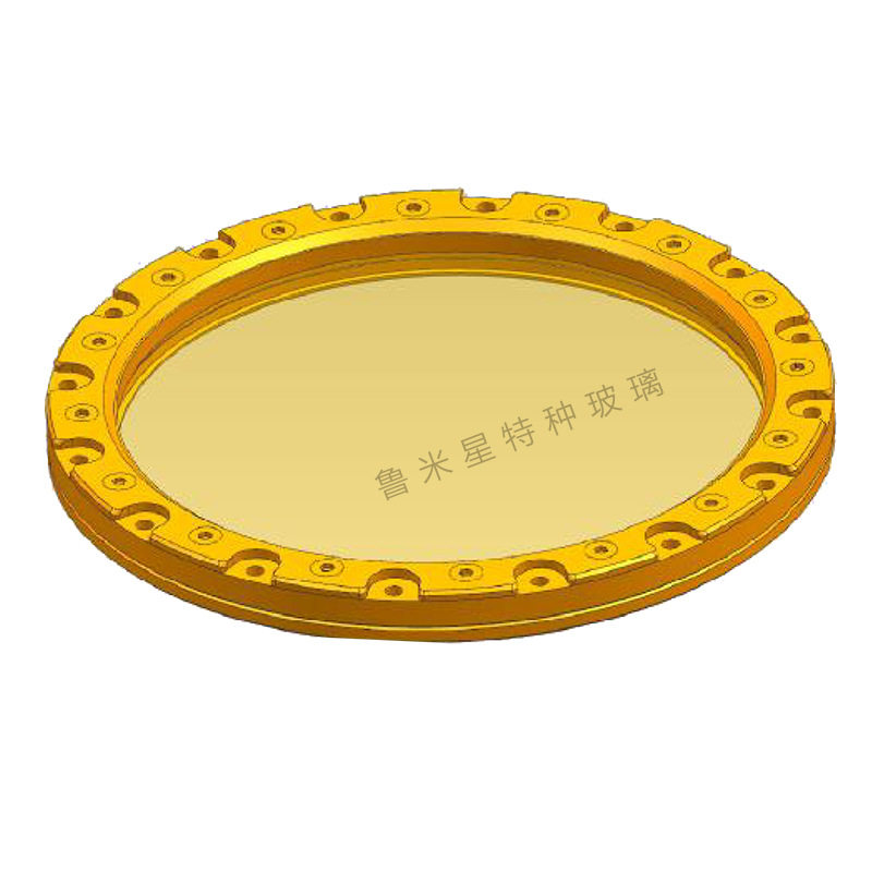 鲁米星DN500高真空观察窗ZK04高温高压视镜窗口设备专用耐高温