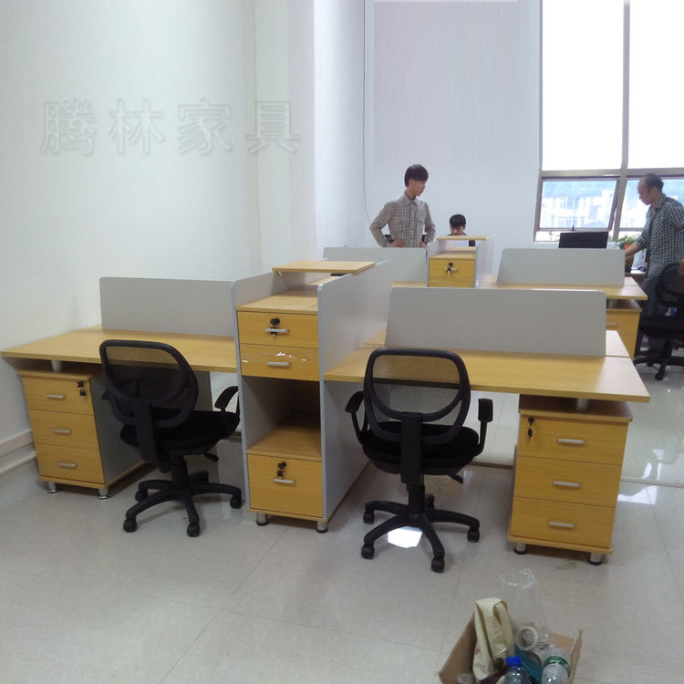 开放式组合办公桌椅办公室员工办公桌职员工位电脑桌