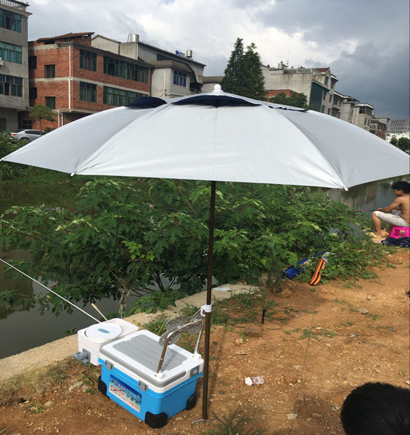 钓鱼伞大钓伞加宽加厚万向伞防晒暴雨地插折叠便携垂钓钓鱼遮阳伞