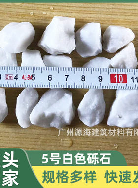 白色砾石白色水磨石尖角白石子深灰色砾石白色砾石日式庭院枯山水