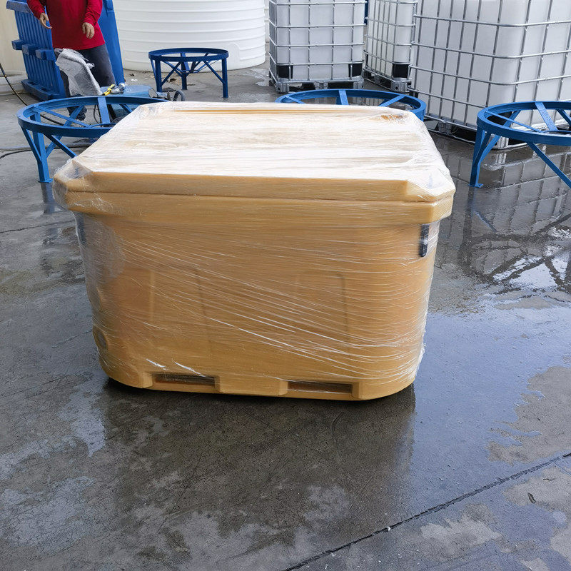 滚塑保温箱1000L出海捕捞海鲜浸泡桶蔬果冷链运输异形加工