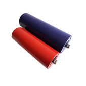 CEMA 4.5英寸防尘放水输送机配件114直径槽型托辊