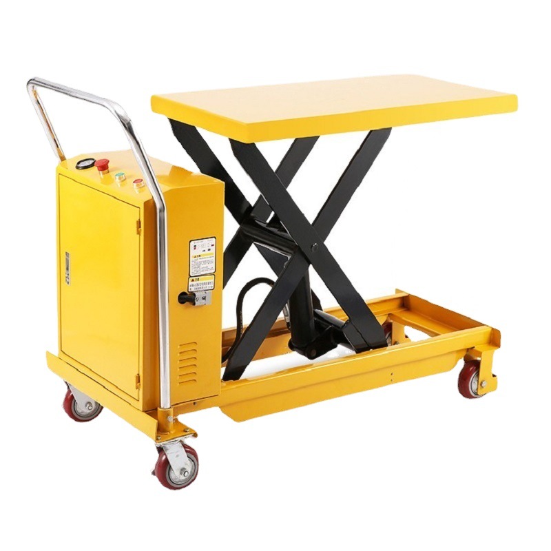 电动液压升降平台车移动式升降机小型可移动剪叉卸货起重升降台车