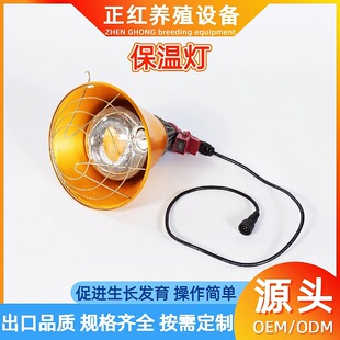 养殖场专用加厚保温灯罩金属防水取暖聚光灯仔猪加热灯罩