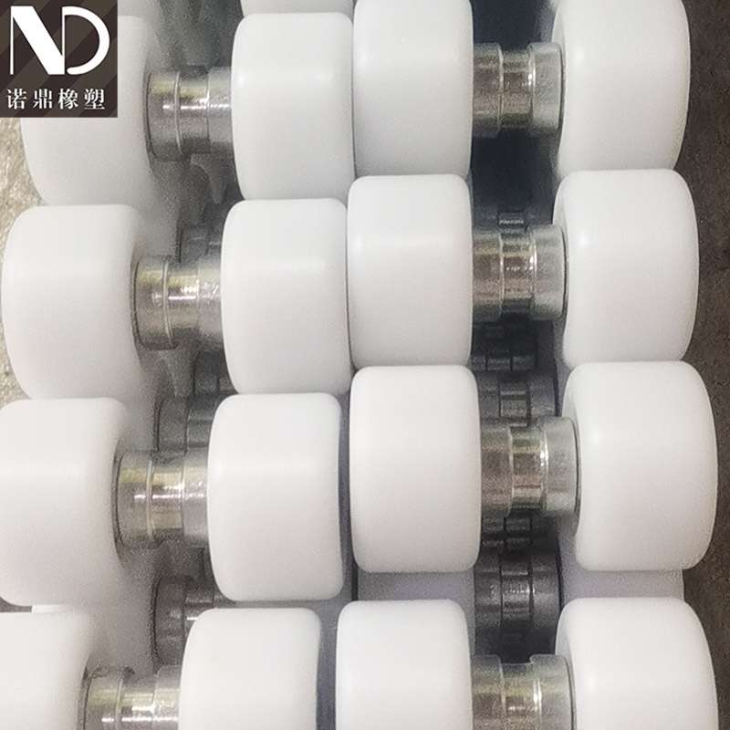 供应缠绕机零配件双托轮 自动包装机尼龙配件双托轮底盘托轮
