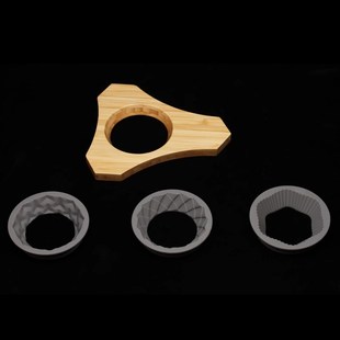 【新款】清庭 文鳞绢三合一滤杯托 适配山文62/龙鳞62/龙绢62滤杯