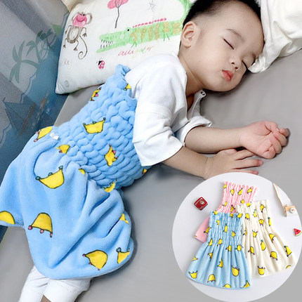 婴儿童宝宝护肚子神器小孩防着凉肚围睡觉K暖肚子防踢被春秋冬加