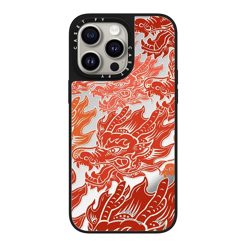 【官方正品】CASETiFY 龙咚锵咚锵适用苹果iPhone15ProMax手机壳14pro潮牌13/12镜面11套
