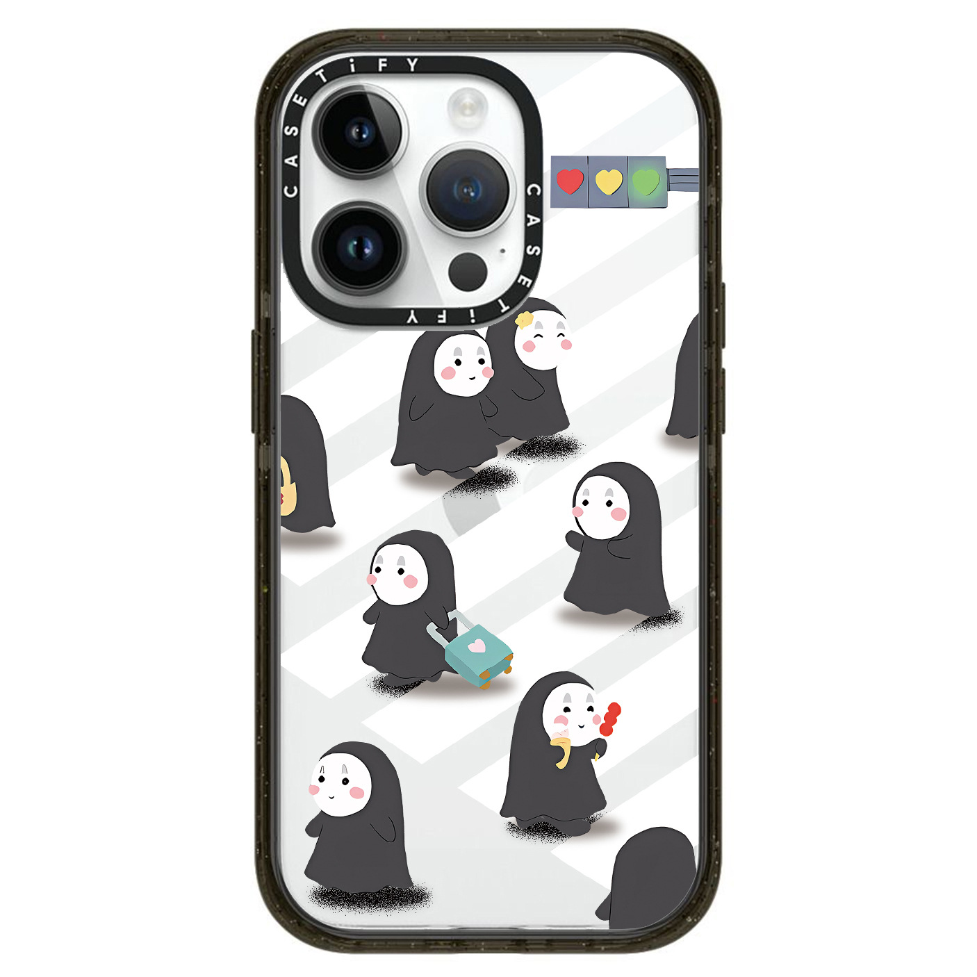 CASETiFY 手机壳适用于苹果16ProMax无脸男小鬼过马路13/15/14promax
