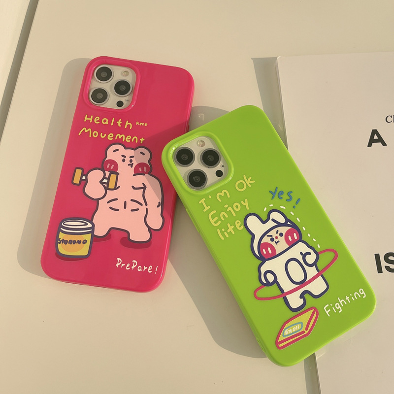 潮牌iPhone16苹果手机壳14pro max硅胶11/XR加厚亮面15适用个性14