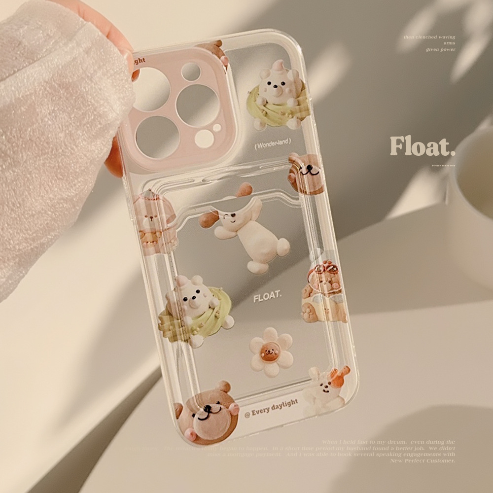 超甜奶油饼干小狗苹果15promax手机壳iphone14全包11插卡13防摔16