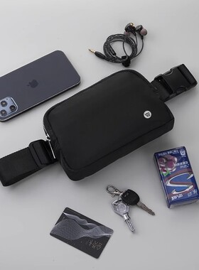 2025新款多功能运动腰包男女户外运动包斜挎胸包健身防水小腰包包