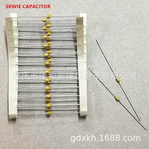 轴向引线电容CT42-0805B104K50V100NF卧式陶瓷电容器生产厂商