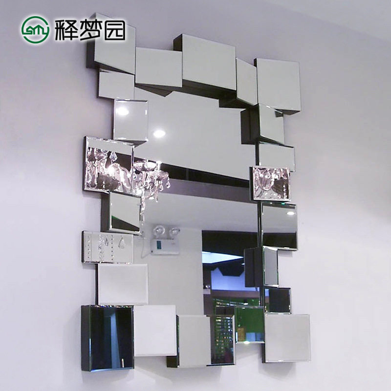 立体挂镜装饰镜/玄关镜/浴室镜/时尚镜子/化妆镜/欧式 0061
