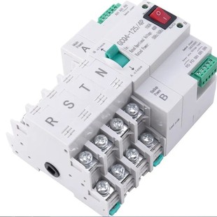 400V毫秒级切换不断电双电源自动转换开关GCQ4-125/4P 100A 英文