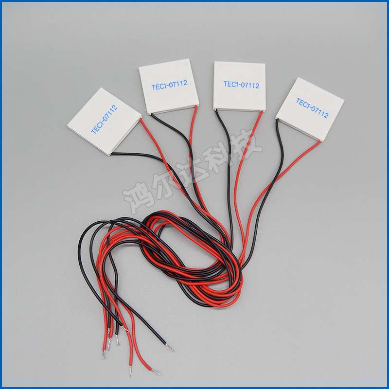 38*38mm半导体制冷片TEC1-07112/7112 大功率温差致冷片8.4V 12A