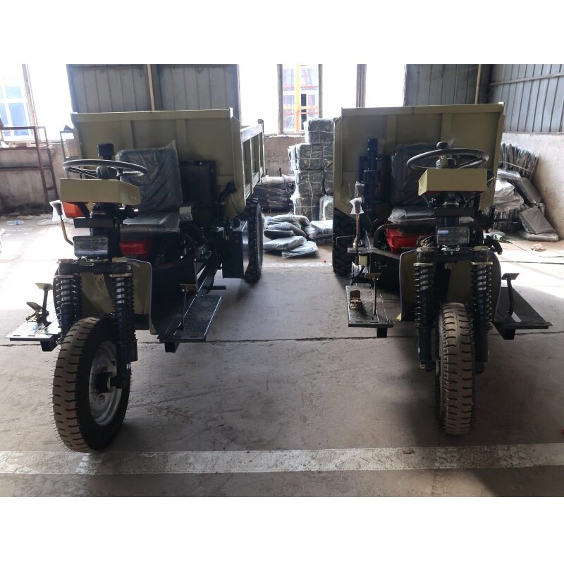 翻斗农用柴油三轮车 28马力拉混凝土用的工程自卸车