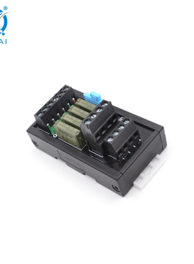 QMY400A中转继电器模组端子台可加底座带反接保护二极管端子板排