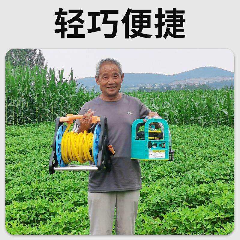 充电式抽水泵锂电小型浇菜电动浇水机农用灌溉家用户外自吸型