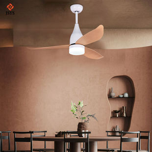 美式复古风扇灯吊扇灯卧室灯2025新款主卧吸顶静音中古风餐厅吊灯