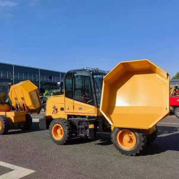 送货翻斗可旋转自卸车送货前卸式柴油四轮蹦蹦车农用料斗工程全新