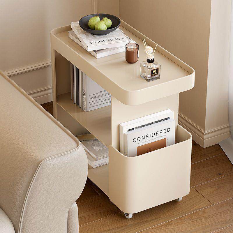 可移动边几沙发侧边柜轻奢高级感客厅茶几小推车铁艺床头置物架