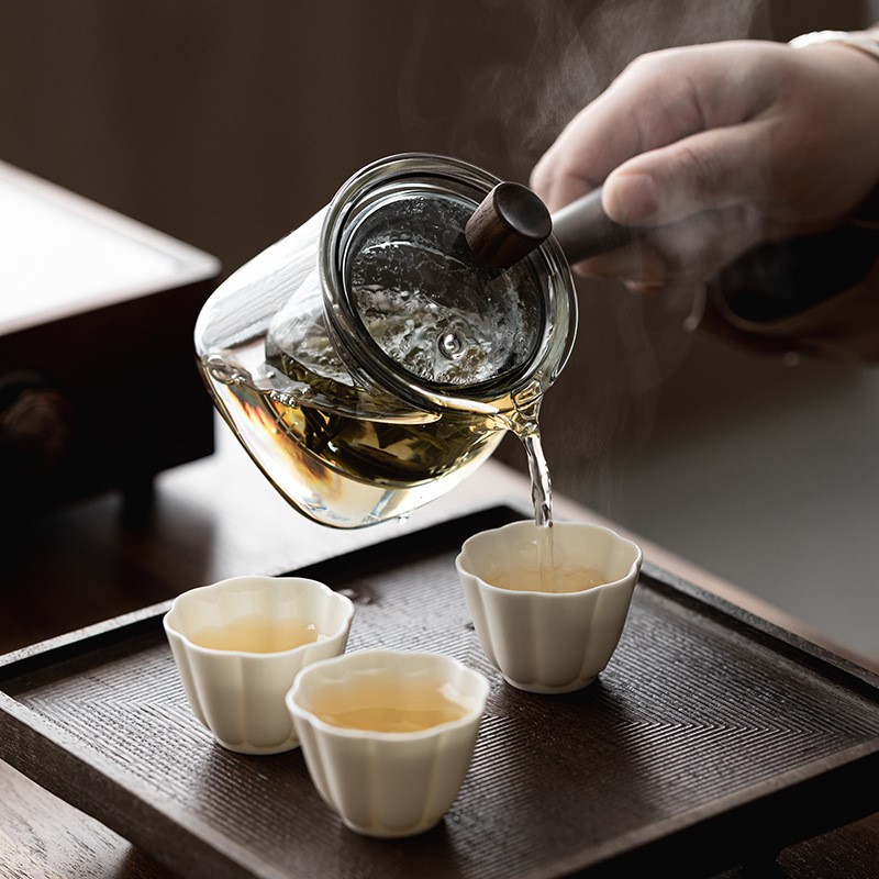 大量批发罐罐茶侧把壶小青柑煮茶壶高硼硅玻璃煮茶壶直觉壶
