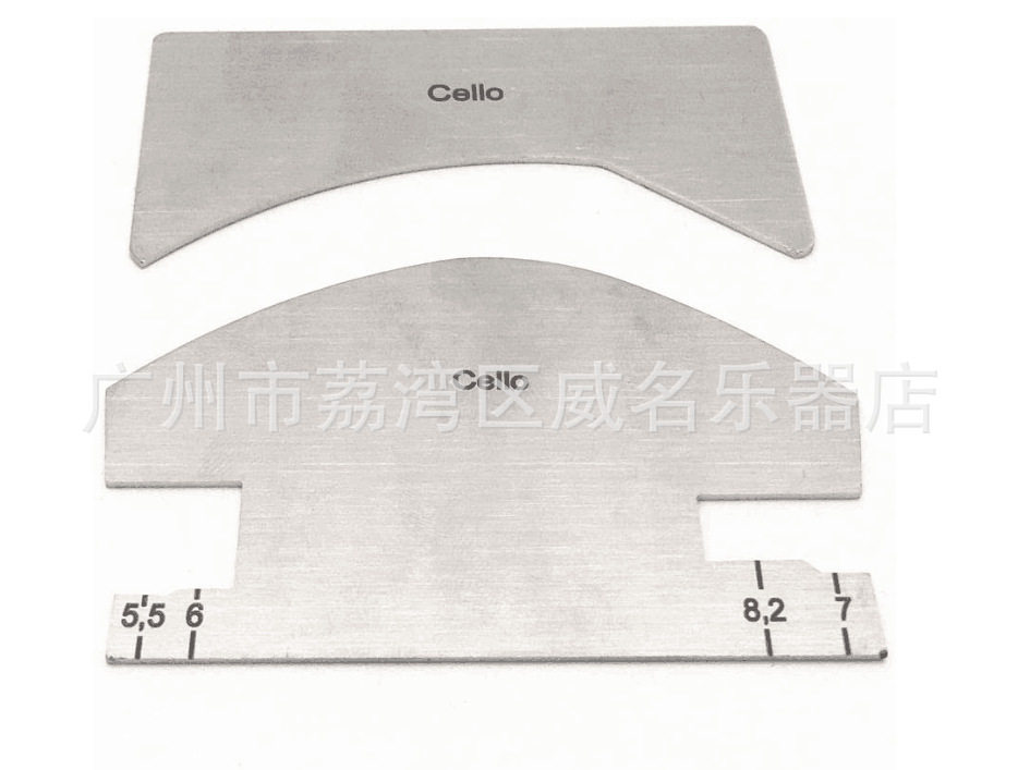 大中小提琴乐器制作工具削码模板 琴码模板金属磨具装配制琴工具