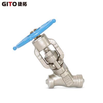 Y型工艺截止阀F316H工艺截止阀4500磅工艺截止阀