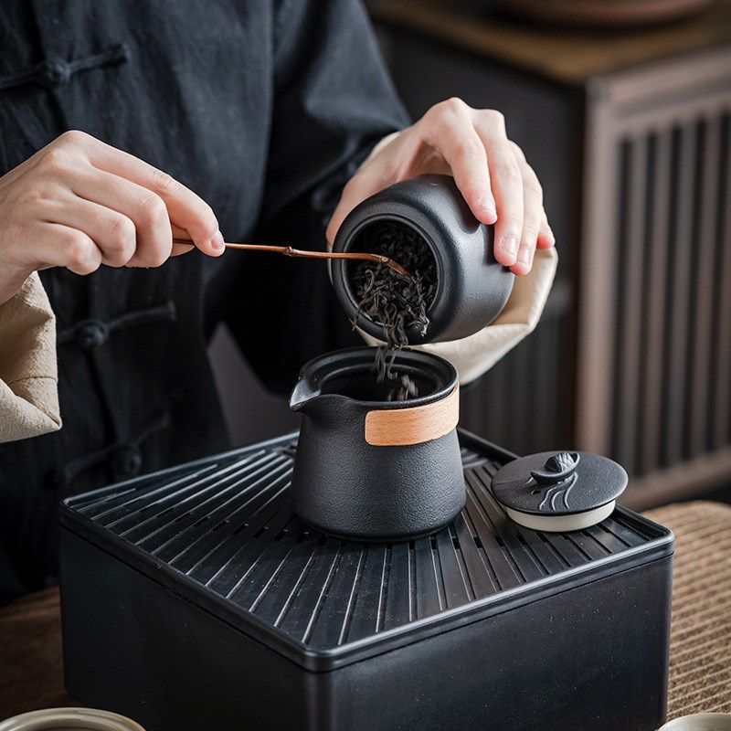 旅行茶具套装 车载功夫快客杯便携收纳盒礼品logo 露营户外泡茶壶,餐饮具,旅行茶具,淘宝优惠券,粉丝福利购,淘宝优惠卷